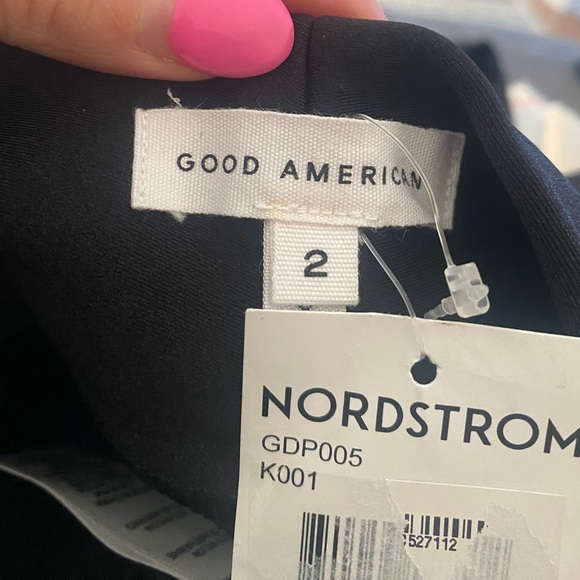 Good American High Shine Boss Skinny High Rise Strch Black Pant NWT Size (2) Med - Picture 15 of 16